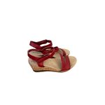 Baretraps  Gerdee Red Strappy 3" Wedge Cushioned Heeled Sandals‎ Women's 9.5 Photo 8