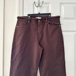 Loft Ann Taylor NWT Belted High Rise Wide Leg Jeans In Iced Espresso 32/14 New Photo 5