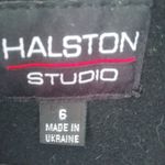 Halston Heritage Halston Studio 6 S Double Breasted Pea Coat in Black Photo 8