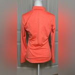Womens Long Sleeve Athletic Shirt With Half Zip And Collar Size Medium Photo 1