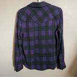 Tuckernuck  Aubergine Check Parker Shacket Flannel Purple Black Photo 1