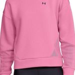 Under Armour Womens Unstoppable Move Mesh Pullover Hoodie Size Medium Pink Photo 2