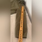 J.Crew  Olive Green Full Zip Cinch Crop Waist Hoodie Windbreaker Jacket Photo 4