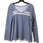 Free People Lacey Pullover Oversized Sweatshirt Photo 2