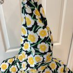 Diane Von Furstenberg  for Target packable  hooded yellow and black flowered vest Photo 7