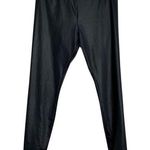 Merona L Metallic black leggings Photo 0