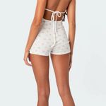 Edikted  Ditsy Open Back Tie Romper Photo 2
