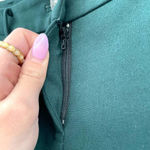 Mackage  Gigi Leather‎ Patch Ponte Knit Legging Pants Teal Green Size 8 Photo 2