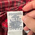 Lands' End Red/Black/Silver Plaid Holiday Flannel Tartan Pleated Tunic Shirt 8T Photo 10