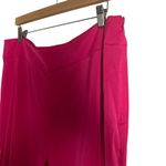 Anne Klein  Pink Wide Leg High Waisted Satin Dress Pants Size 14 Photo 4