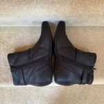Bare Traps Sandee Black Leather Ankle Booties Buckle Zipper Women's Size 8.5M Photo 4