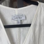 & Other Stories & other stories linen romper wrap tie front short sleeve playsuit pockets Photo 2