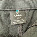 Kuhl Strattus Pants Wrinkle Free Air Fabric Ruched Leg Black Size 2 Photo 4