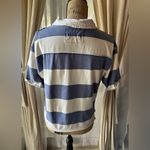 We The Free Free People Cleo Stripe Crop Polo Shirt Photo 5