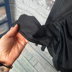 Swimsuits For All Black & Gold Faux Wrap Swim Dress Photo 1