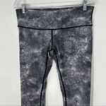 Lululemon  Wunder Under Pant III Diffusion White Black Printed Legging Photo 2