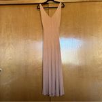 Free People  Sweet as Honey Ribbed Slip Maxi Tank Dress Size Medium Photo 1