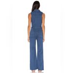 Free People Wind & More Retro Denim Jumpsuit Photo 1
