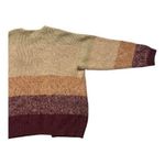 Lucky Brand Brown Ombre Dye Oversize Open Cardigan In Rust Wool Blend Size M Photo 7