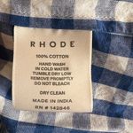 Rhode Nia Toulouse Gingham tiered ruffle dress size 14 Photo 6