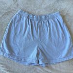 Brandy Melville John Galt Baby Blue High Waisted Sweat Shorts Photo 0