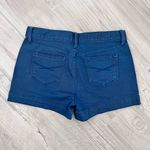 Gap 1969 Blue Pleated Mid Rise Denim Shorts Size 27/4 Photo 3