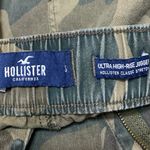 Hollister Ultra High Rise Women's Green Camo Tapered Leg Jogger Pants Size S Photo 3