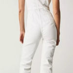 Free People ‎ Jayde Flare Leg Jumpsuit White L Photo 0