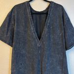 Free People NEW! $60  Movement Size M HOT SHOT TEE ROMPER ONESIE Washed Black Photo 9