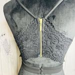 Windsor Black 2-Piece Prom Party Evening Gown Sz 3/4 Juniors Lace Back Zip Photo 6