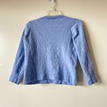 J.Crew Juniors Large Baby Blue Mercantile Wool Cotton Cropped Sweater Pre-loved Photo 3