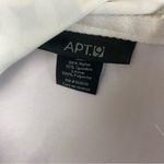 Apt. 9  Black & White Print Tankini Swim Bathing Suit Top L Photo 3