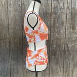 Zaful Knot Scoop Neck Orange Tie Dye 2 Piece Bikini Set Size M Photo 7
