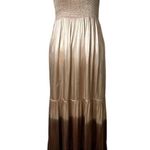 Rays for Days x REVOLVE Eleanor Maxi Dress in Carmel Ombre Small New Womens Brown Photo 3