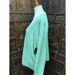 st. john's bay NEW  Henley Sweater Womens 2XL Green V Neck Buttons NWT Photo 1