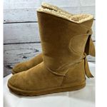 BEARPAW Women's Tan Suede Winter Boots US 11 Photo 7