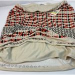 Studio M Print Mini Skirt Lined Stretch Geometric Vintage Style Retro Look Med Multiple Photo 10