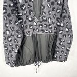 Lane Bryant LIVI  Plus Size‎ 18 20 Pullover Fleece Gray Leopard Color Block E Photo 3