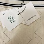 Sandro Cream A-Line Pleated Skirt Resort Wear size 34 Photo 3