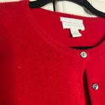 Charter Club  100% Cashmere Lace Print Cardigan Photo 5