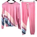 AQUA  Tie Dye‎ Pink Lounge Set New Size XS Photo 0