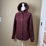 The North Face Rare  Hoodie Jacket Thermal 3D Snap Burgundy Wine Size Medium Photo 1