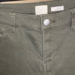 A New Day Olive Green Stretch Skinny Jeans Size 4 Photo 3