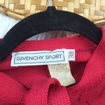 Givenchy Vintage 1980’s  sport red neck‎ tie sweater Photo 2