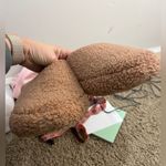 Madewell Sherpa Scuff Slippers Camel Sz 10- Sold Out Photo 8