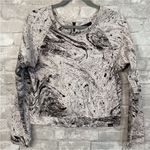 Koral  Activewear Equate Ink Marble Zip Sweatshirt Photo 3