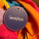 SweatyRocks  Women's Color Block Ribbed Knit Slim Fitted Long Sleeve Crop… Photo 4