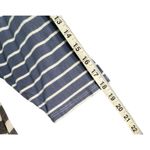 Dress Barn  DB Sunday Tunic Top Womens XL Blue Gray Stripe Asymmetric Stretch Photo 9