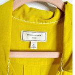 Moulinette Soeurs Anthropologie Spiraea Yellow Floral Embroidered Buttoned Dress Photo 4
