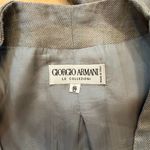 Giorgio Armani  Vintage Cropped Double-Breasted Linen Blazer Photo 2
